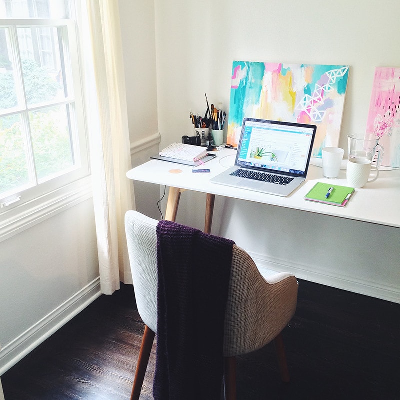 Melyssa's LA home office